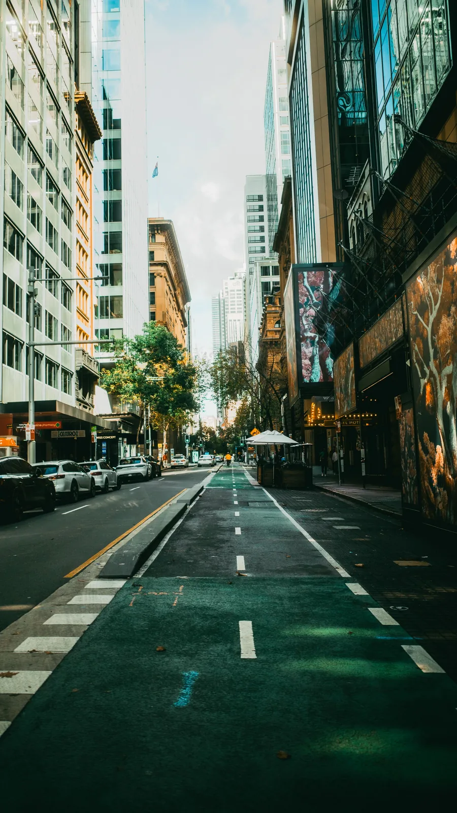 Street view of Sydney CBD in Australia.