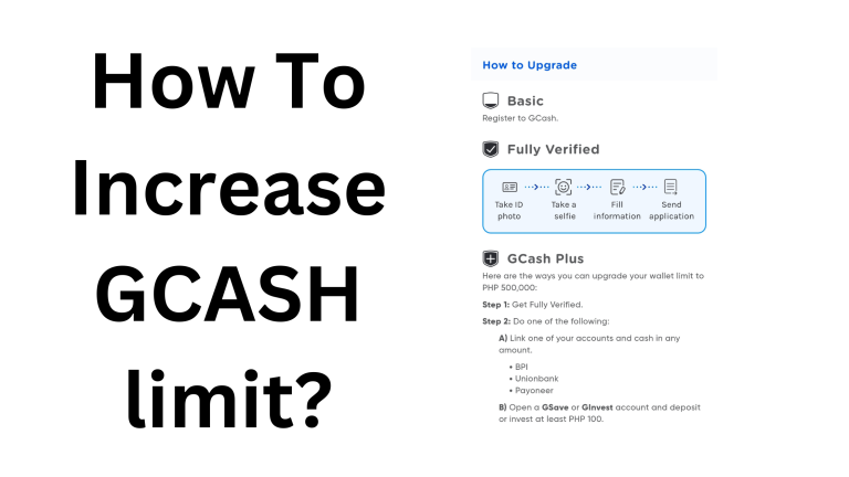 How To Increase GCASH limit